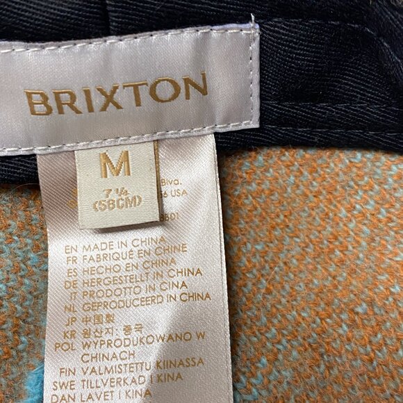 Brixton 100% Wool Beret Size M-7 1/4 - Picture 6 of 6